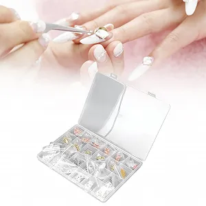 Стрази для нігтів 24 відділення Вузол бантика Різні форми 3D заклепки - Фото 1