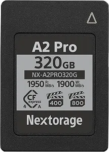 Купить Карта памяти Nextorage A2PRO NX-A2PRO320G 320GB CFexpress Type A VPG 800 VPG 400 - Фото 1 Карта памяти Nextorage A2PRO NX-A2PRO320G 320GB CFexpress Type A VPG 800 VPG 400 - Фото 1