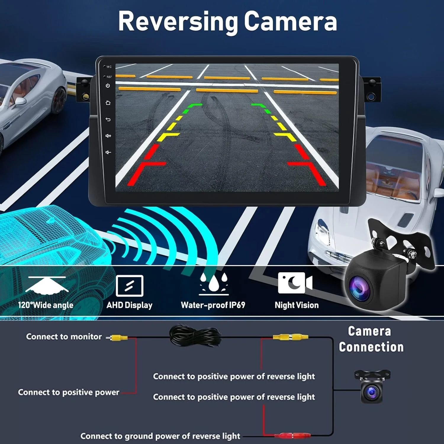 Автомагнитола CAMECHO Car Radio для BMW 3 Series E46 9'' Wi-Fi Bluetooth GPS 4-ядер Android 11 Black, фото №5