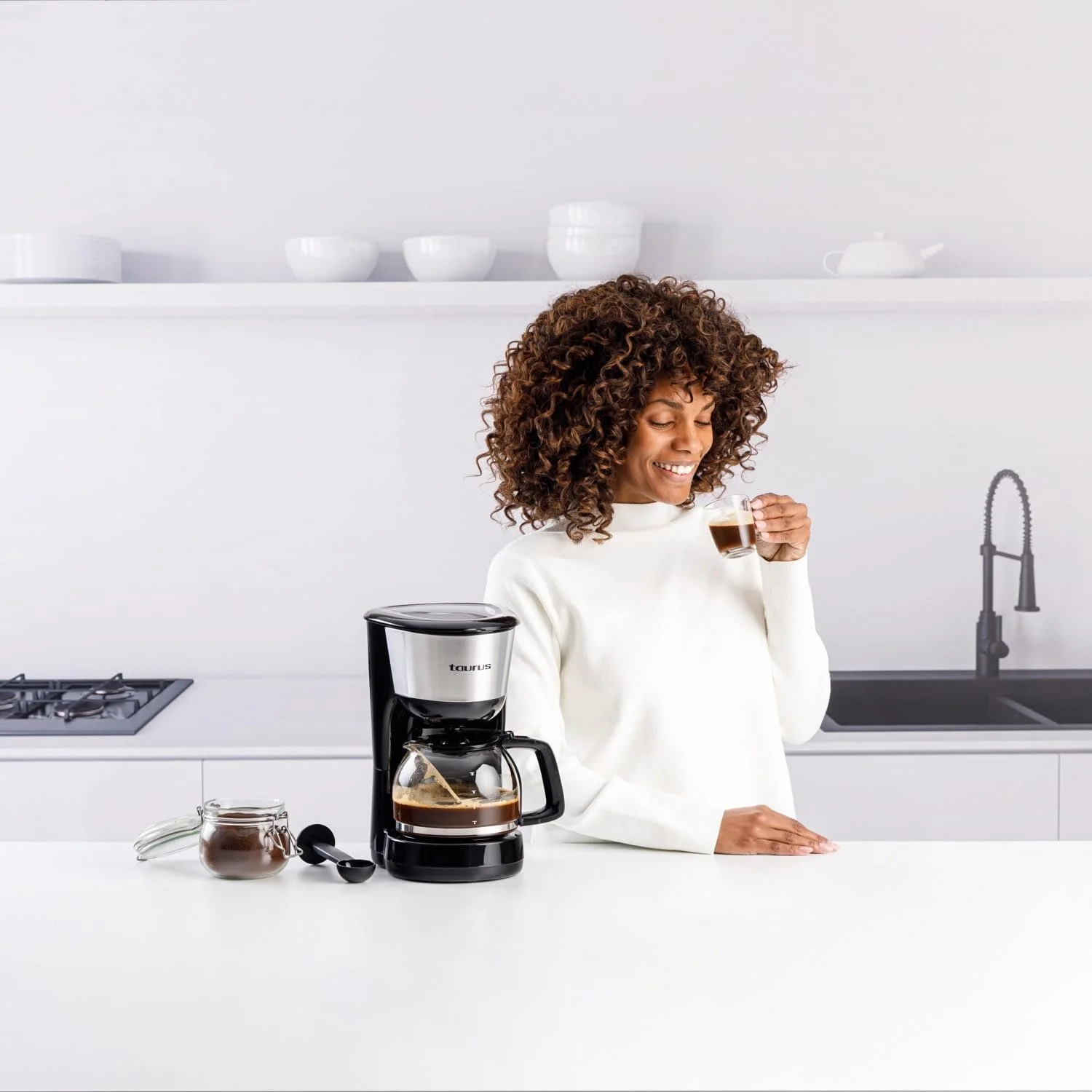 Капельная кофеварка Taurus Verona 12 1000 Вт 12 чашек, фото №6