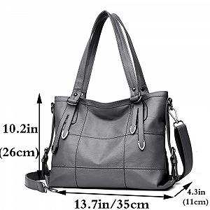 Сумка з ручками Rullar Classic Large Shopper зі штучної шкіри, клаптикова, жіноча synthetic.ua - Фото 1