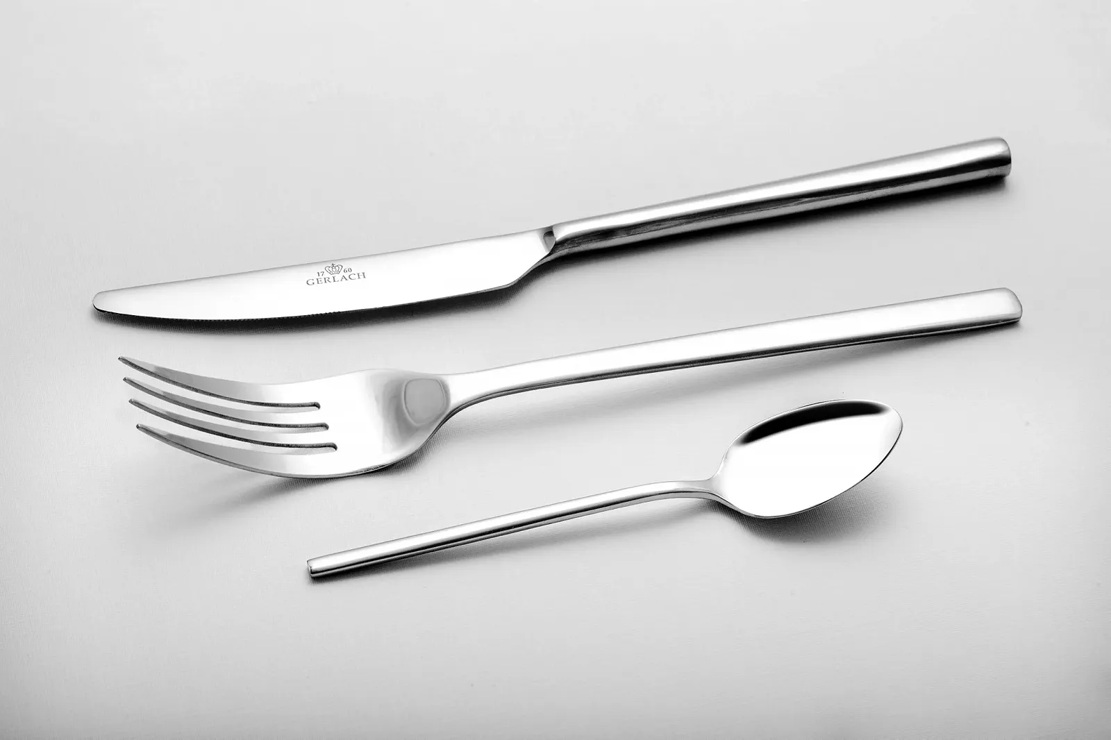 Набір столових приборів Gerlach 1760 Muza Gold, золотий, фото №5