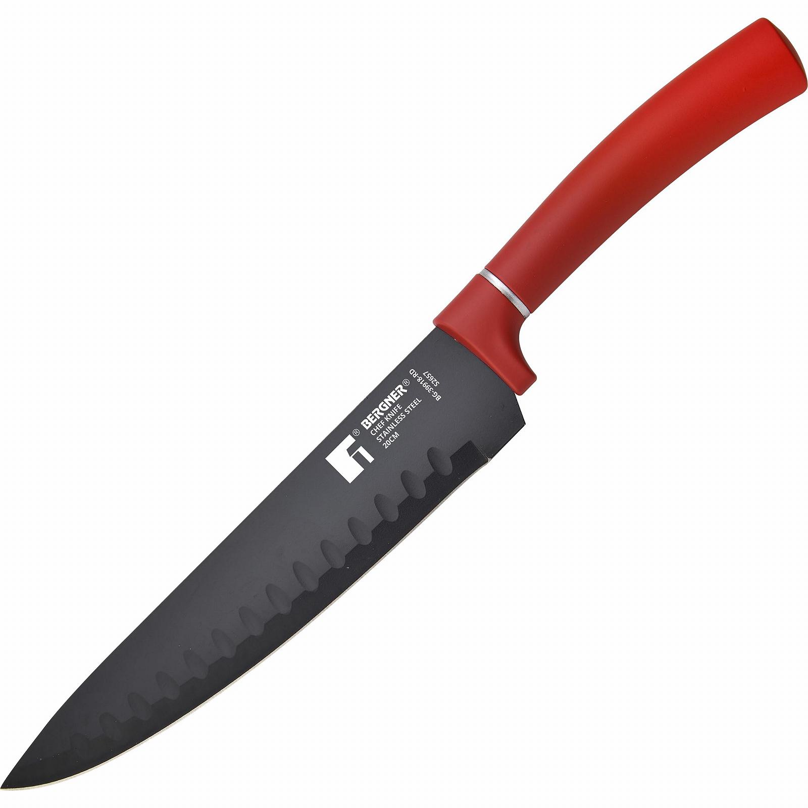 Набор кухонных ножей BERGNER Classic 4 предмета: мясной, хлебный пилочный, для выкапывания и многоцелевой, фото №4