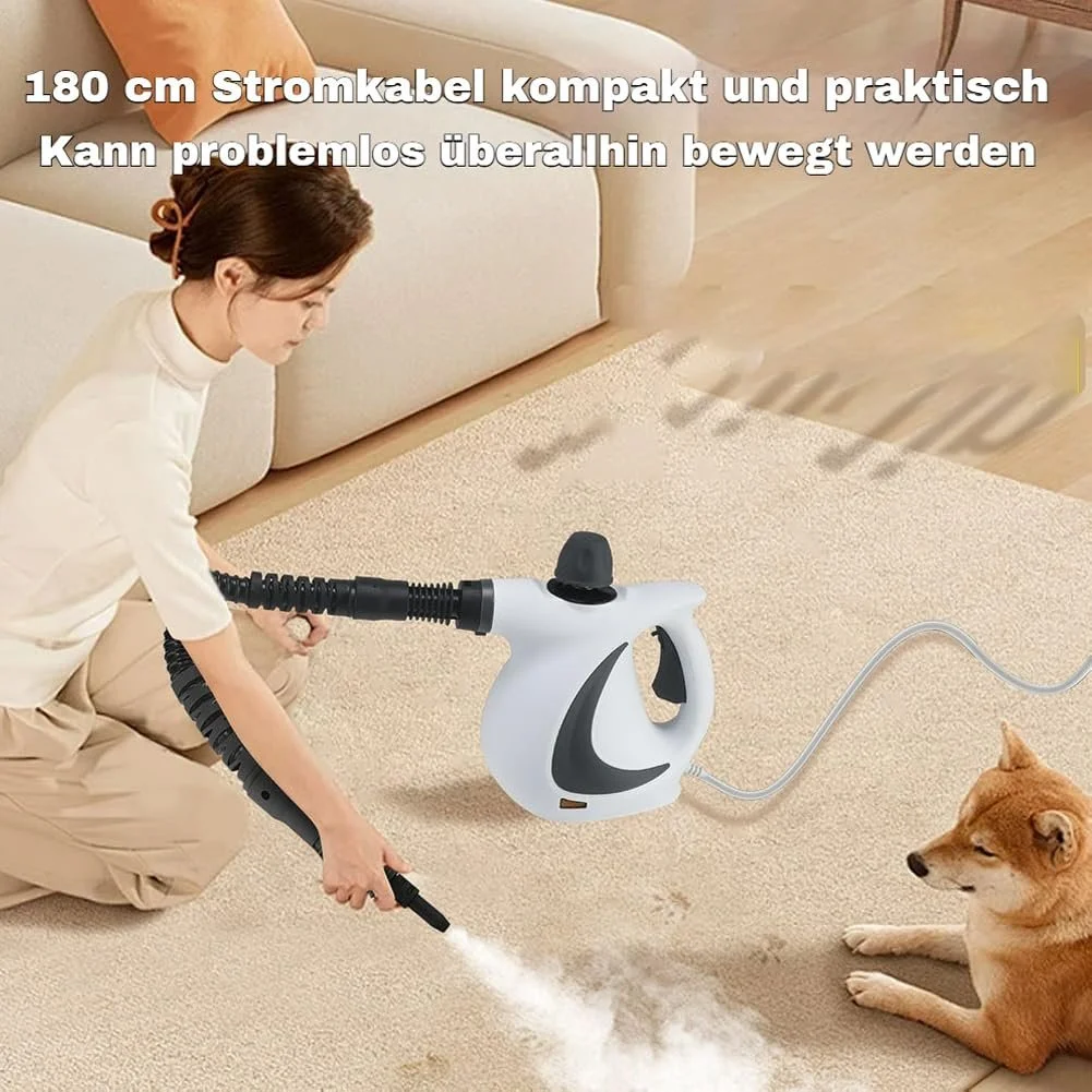 Пароочисник ручний Rheinwing 3,2 бар 1050 Вт Червоний, фото №7