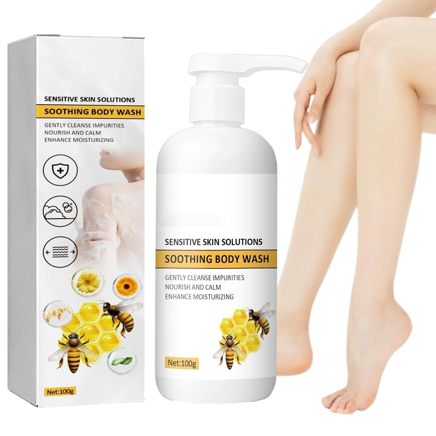 Заспокійливий гель для душу Honey Intimate для жінок, фото №1