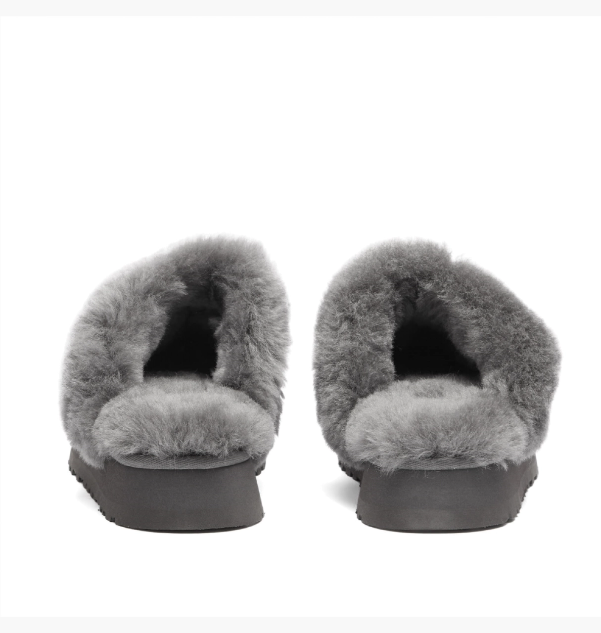 Тапочки UGG Disquette Slipper серые размер 38, фото №4