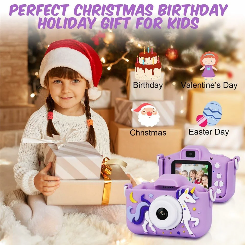 Дитячий фотоапарат Ainiv / 2" / 12 MP / Full HD / Фіолетовий, фото №5
