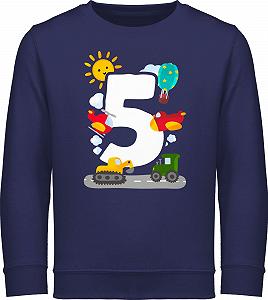 Джемпер Shirtracer 5th Birthday Five Watercolour Vehicles - Фото 1