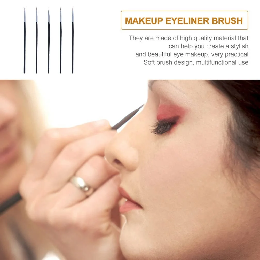 Кисти для подводки глаз Lurrose, ультратонкие изогнутые кисти, фото №6 Кисти для подводки глаз Lurrose, ультратонкие изогнутые кисти, фото №6