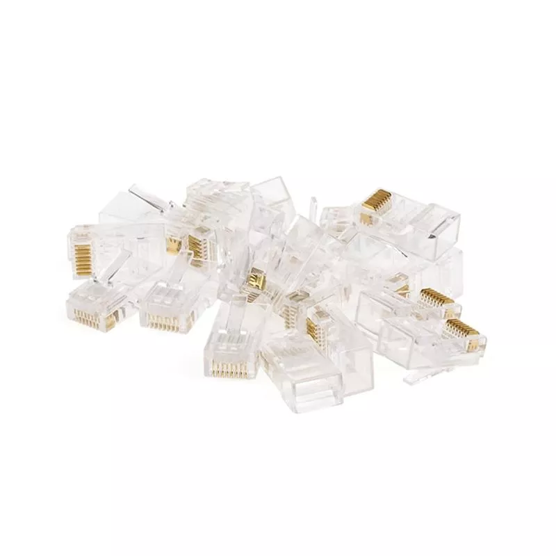 Коннектор RJ45 Atcom 14373 8p8c 23-24 AWG (0,57-0,50 мм Cat.6, 100шт, фото №1