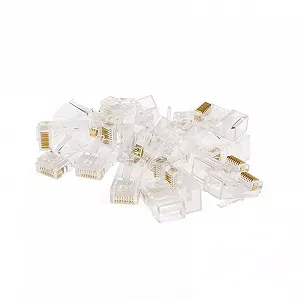 Коннектор RJ45 Atcom 14373 8p8c 23-24 AWG (0,57-0,50 мм Cat.6, 100шт - Фото 1