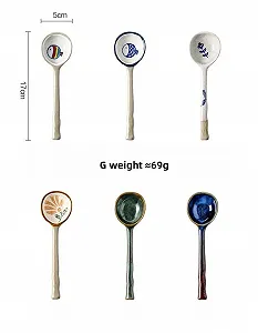 Ложка Керамическая для пары (доступно 3 стиля) Brand Series Model Рыба Цвет synthetic.ua - Фото 1