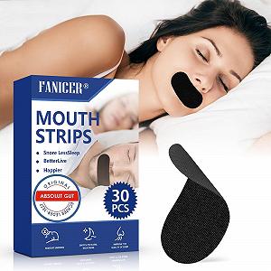 Смужки для рота проти хропіння 30 шт. Пластирі для сну Покращують якість сну - Фото 1