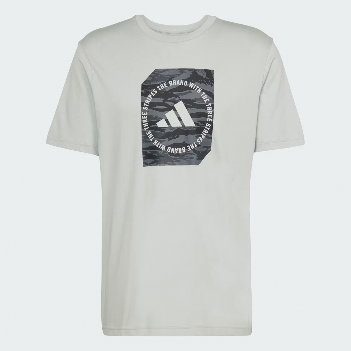 Футболка M C CAMO BOX T JI6762 Adidas Сірий 2XL, фото №5