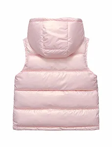 Жилет дитячий Happy Cherry зимовий з капюшоном для хлопчиків і дівчаток synthetic.ua - Фото 1