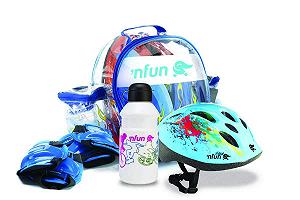 Комплект детской защиты для велосипеда и скейтборда Nfun NKIT - Фото 1