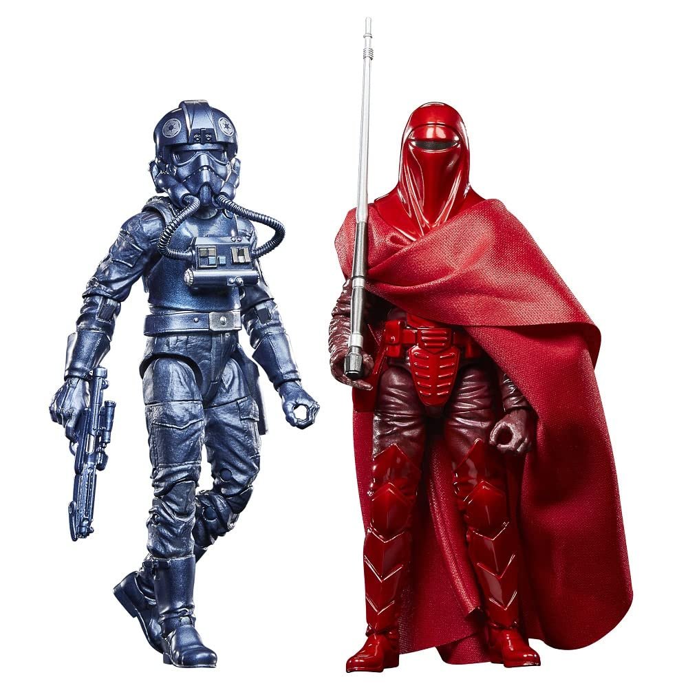 Фігурки Star Wars The Black Series Carbonized Collection Імператорська Королівська Гвардія та Пілот TIE Fighter 15 см (Набір з 2), фото №1