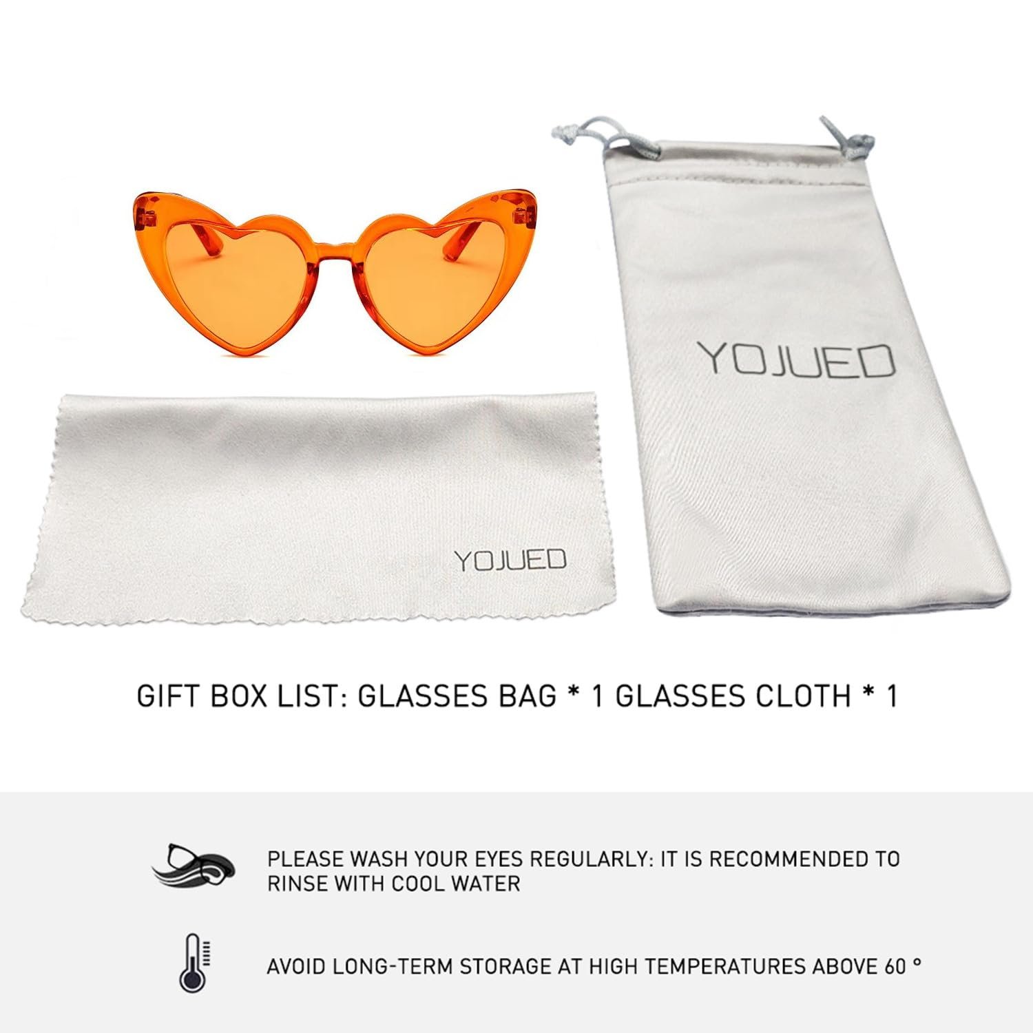 Солнцезащитные очки Сердце YOJUED Форма сердца UV400, фото №4 Солнцезащитные очки Сердце YOJUED Форма сердца UV400, фото №4