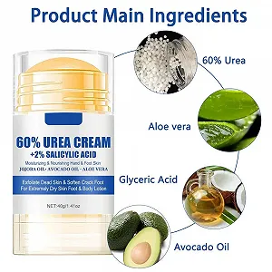 Крем для ног Hydrating and Anti-Cracking Urea Cream увлажняющий против сухости и трещин synthetic.ua - Фото 1