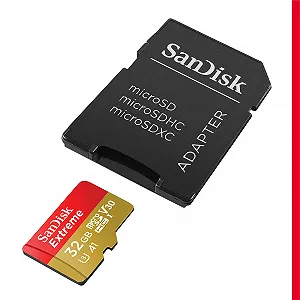 Карта памяти SanDisk Extreme microSDHC 32ГБ Gold/Red synthetic.ua - Фото 1