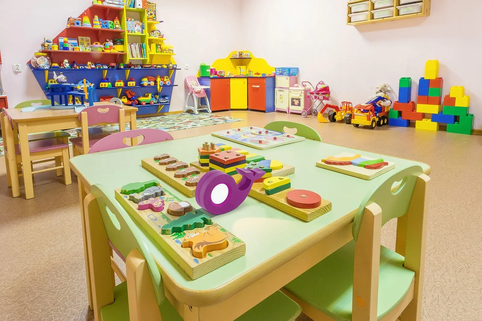 Настільна лампа Walina 26,5 см Пурпурна з кабельним вимикачем та трансформатором, фото №2