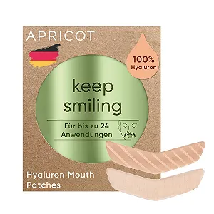 Пластирі для обличчя APRICOT Beauty Keep Smiling для розгладження носогубних зморшок з гіалуроновою кислотою, 24 шт - Фото 1