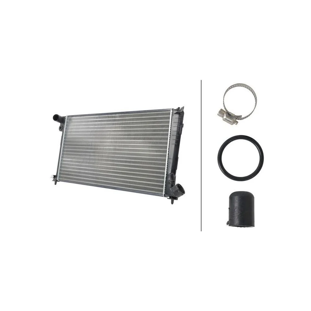 Радіатор охолодження двигуна HELLA 8MK 366 301-581, фото №1 Радіатор охолодження двигуна HELLA 8MK 366 301-581, фото №1