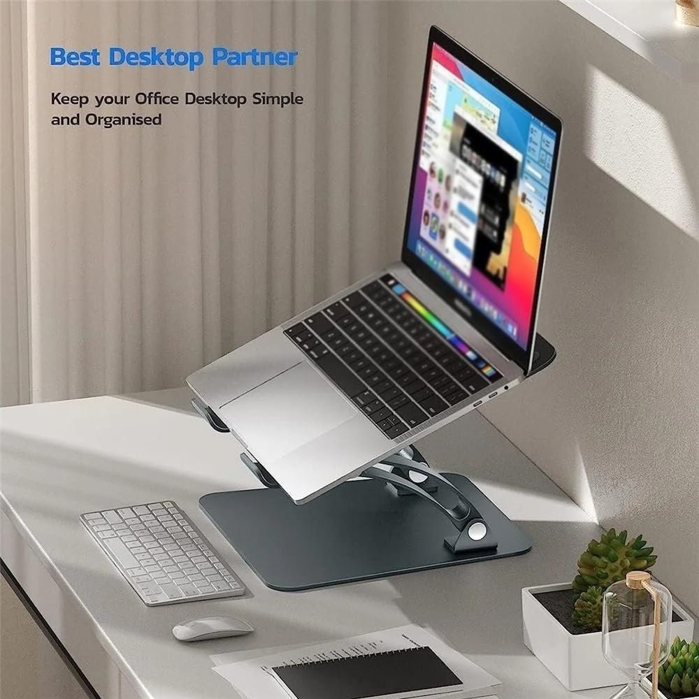 Подставка для ноутбука складная для стола, эргономичная охлаждающая подставка для ноутбука, фото №4 Подставка для ноутбука складная для стола, эргономичная охлаждающая подставка для ноутбука, фото №4