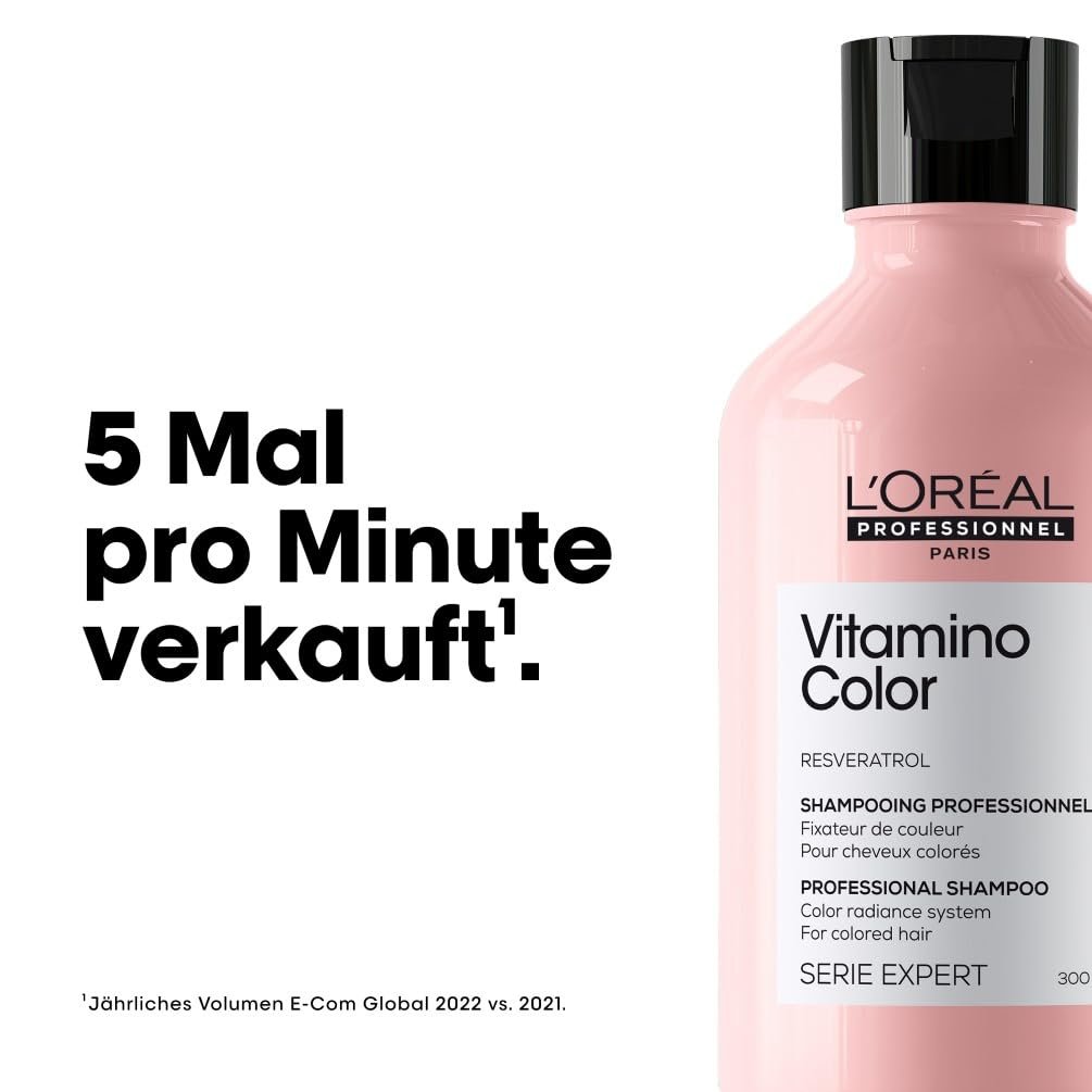Шампунь L'Oréal Professionnel Serie Expert Vitamino Color для окрашенных волос с ресвератролом, фото №6