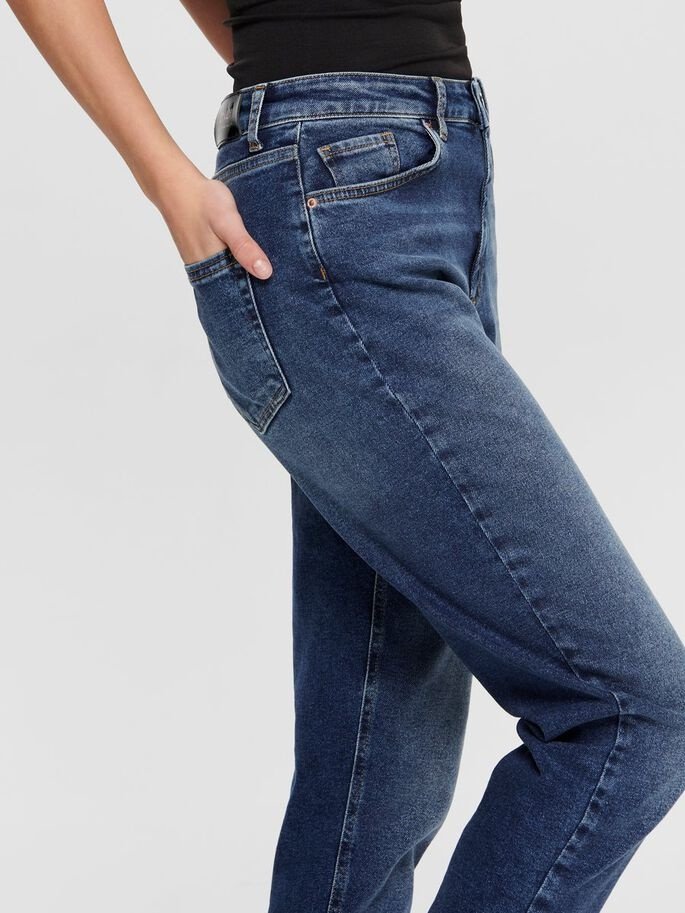 Джинси ONLVENEDA LIFE MOM JEANS REA844 NOOS 15206610 Dark Blue Denim ONLY Темно-синій  XL, фото №4