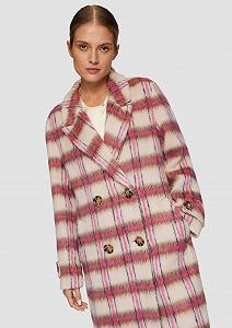 Пальто s.Oliver BLACK LABEL У клітинку synthetic.ua - Фото 1