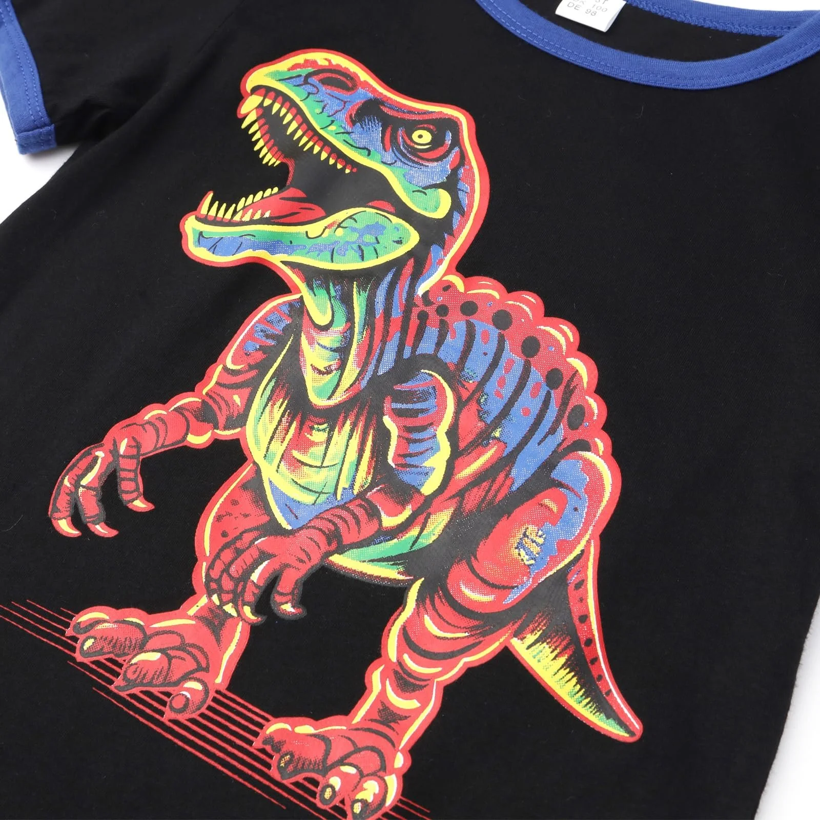 Комплект піжамний Dinopjs для хлопчиків, з короткими рукавами, топи та шорти, фото №4