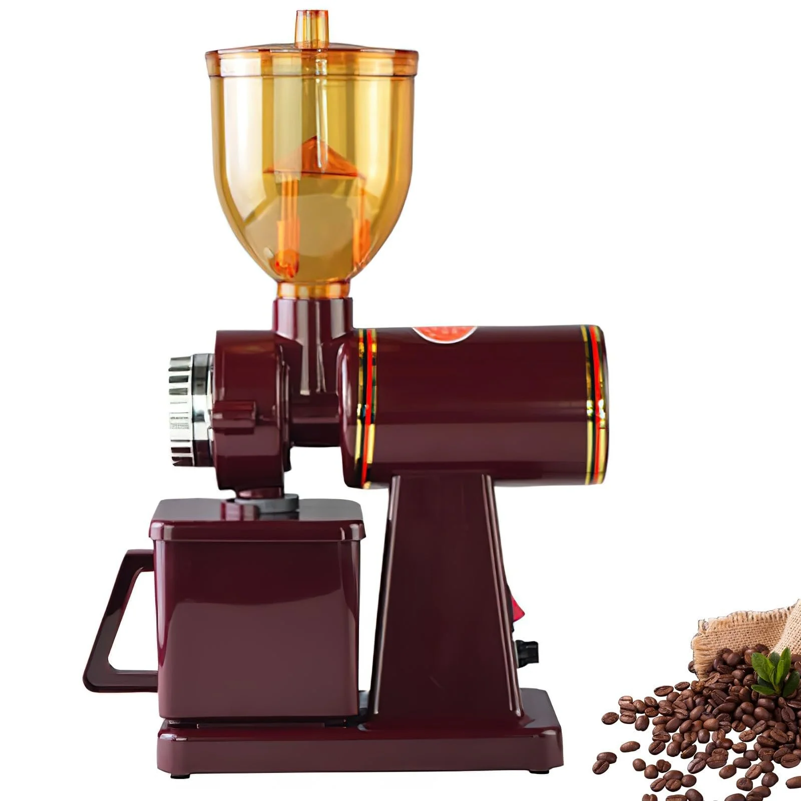 Электрическая кофемолка 8 Регулируемые ступени помола Нержавеющая сталь Закрытый контейнер, фото №1