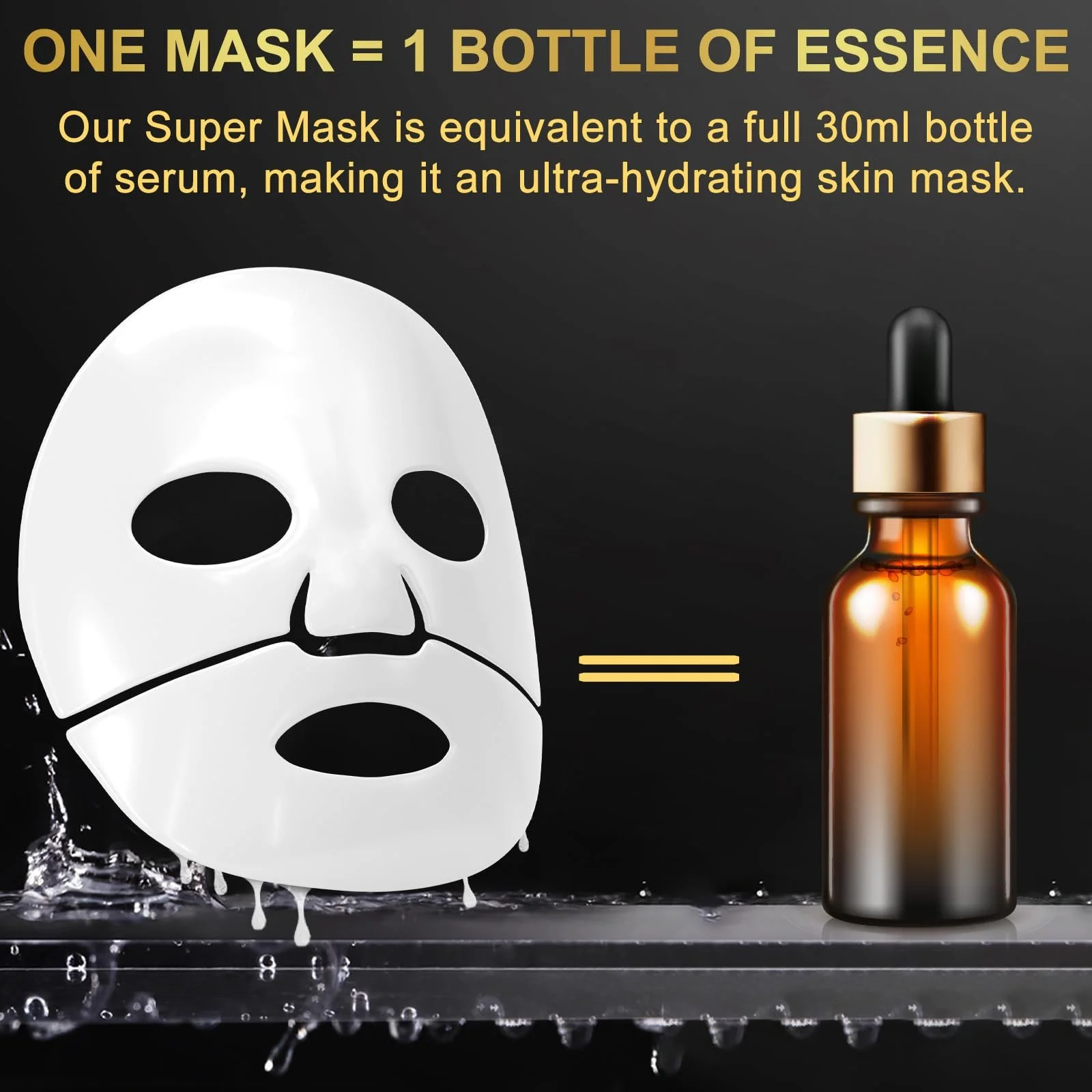 Маска для лица гидрогелевая Advanced Snail Mucin Glass Glow, муцин улитки, листовая маска с муцином улитки, увлажняющая коллагеновая маска для лица, против морщин, натуральная маска с муцином улитки, антивозрастная для всех типов кожи, фото №5