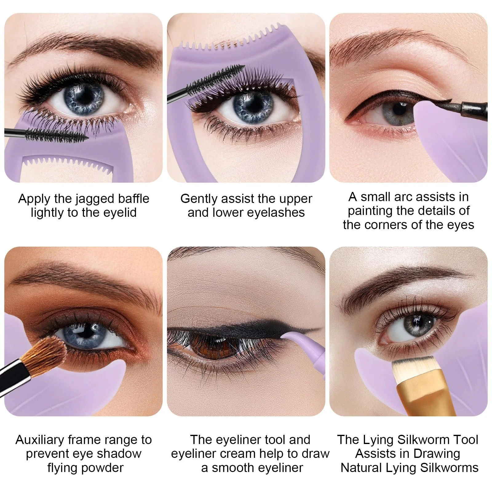 Трафарет для подводки Eyeliner Stencil Силиконовый, фото №5