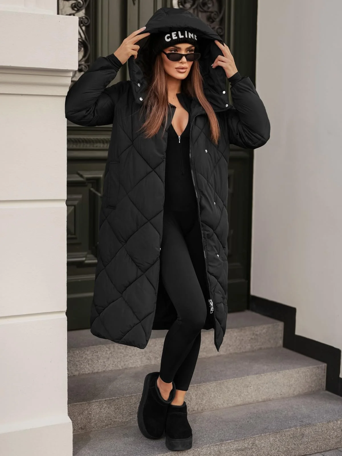 Жіноче зимове пальто OZONEE, фото №3