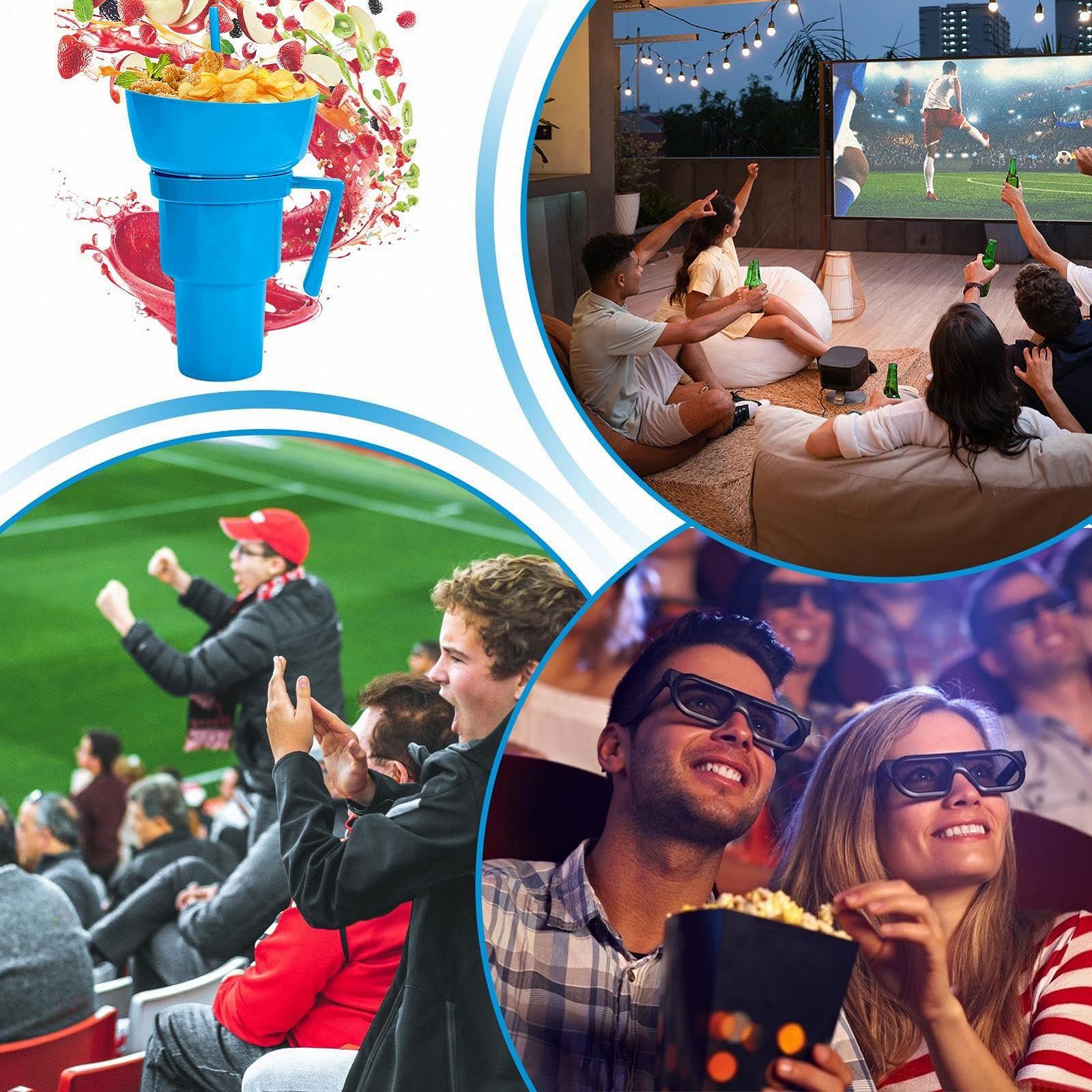 Набір для напоїв та снеків Дитяча пляшка для напоїв з контейнером для снеків з соломинкою, фото №4 Набір для напоїв та снеків Дитяча пляшка для напоїв з контейнером для снеків з соломинкою, фото №4