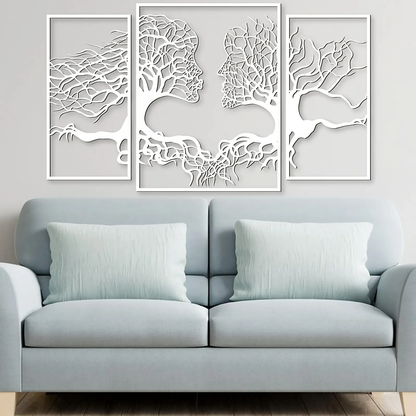 Наклейка на стену деревянная Tree Love Deep Rooted 3 шт. 12 цветов, фото №3 Наклейка на стену деревянная Tree Love Deep Rooted 3 шт. 12 цветов, фото №3