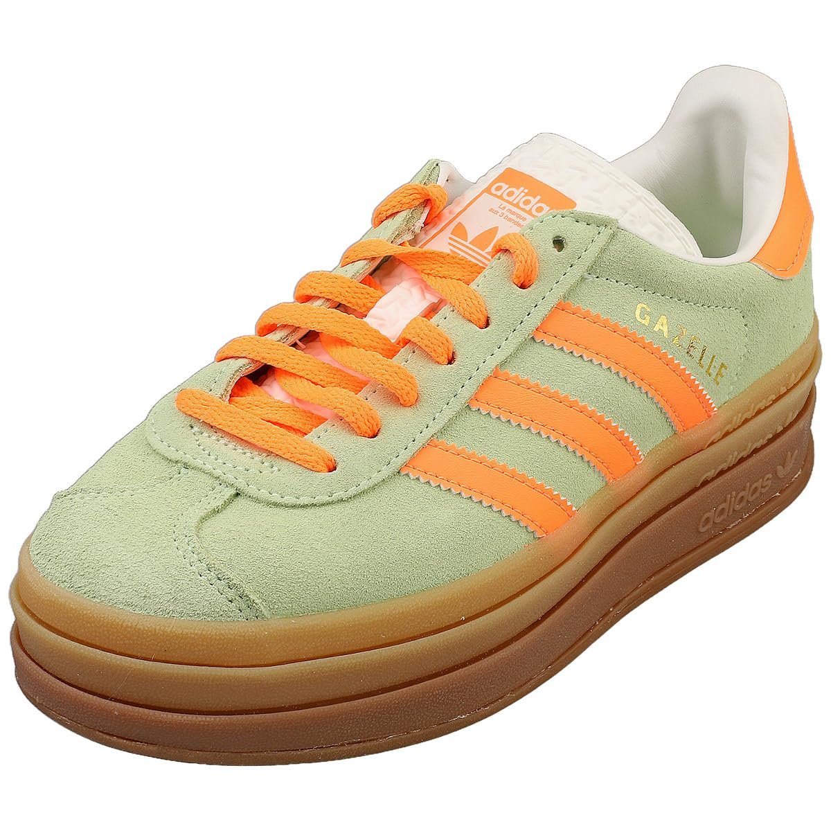Кроссовки Adidas Gazelle Bold Женские - 40, Розовый Зеленый, фото №1