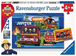 Купить Детский пазл Ravensburger 07826 Wasser Marsch Sam 2 x 24 элемента - Фото 1 Детский пазл Ravensburger 07826 Wasser Marsch Sam 2 x 24 элемента - Фото 1