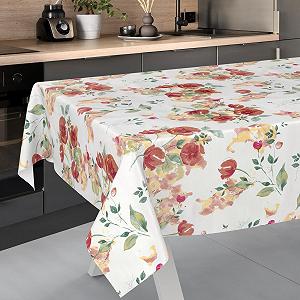 Скатертина клейончаста Poppies 180 x 140 см Водовідштовхувальна з ефектом лотоса Маки synthetic.ua - Фото 1