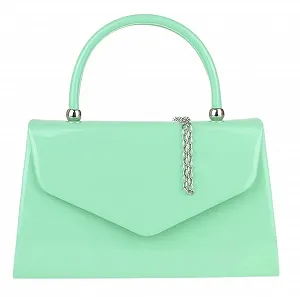 Клатч Girly Handbags лакований, маленький жорсткий корпус для жінок - Фото 1