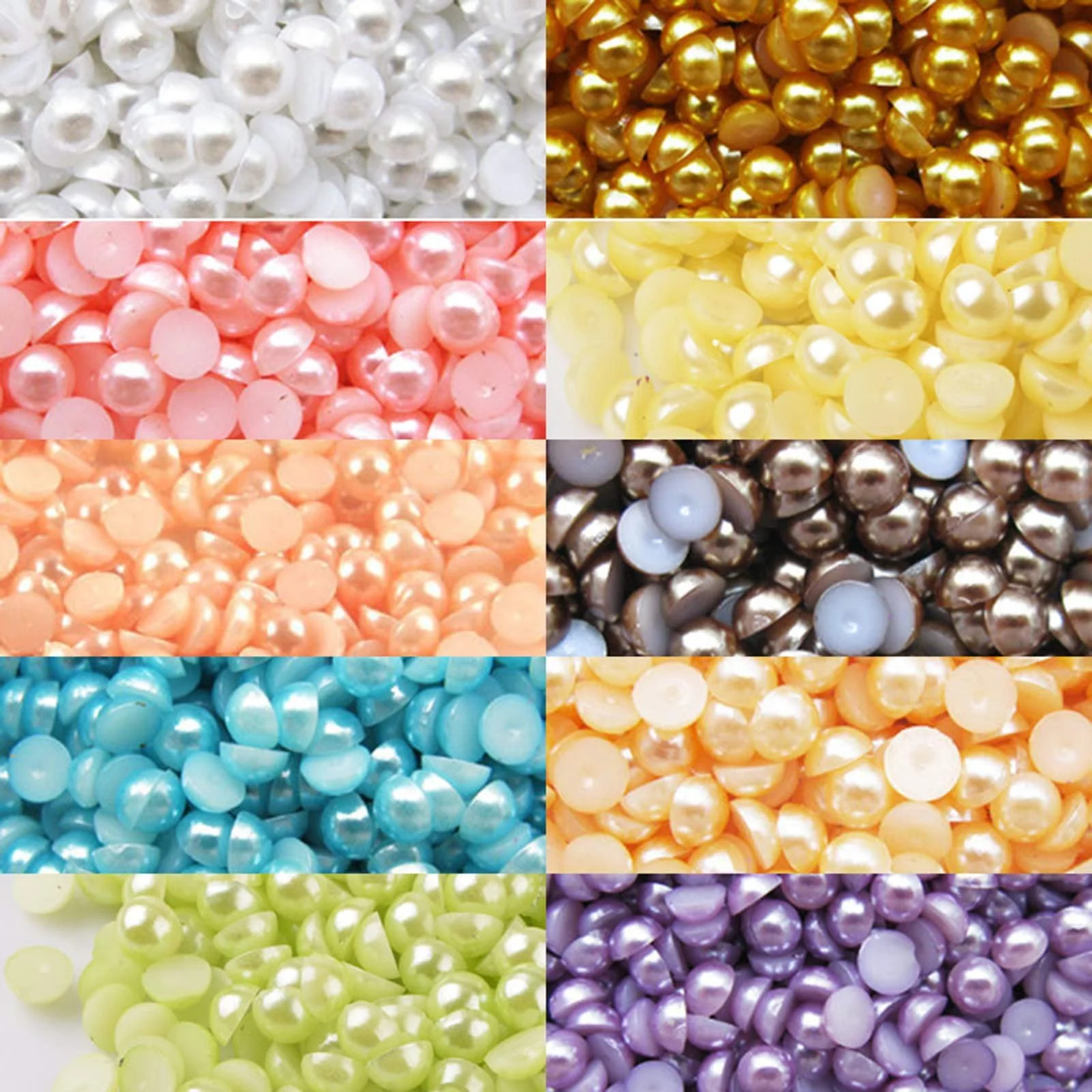 Стразы для ногтей Без бренда Градиент Русалки 2000 шт., фото №4