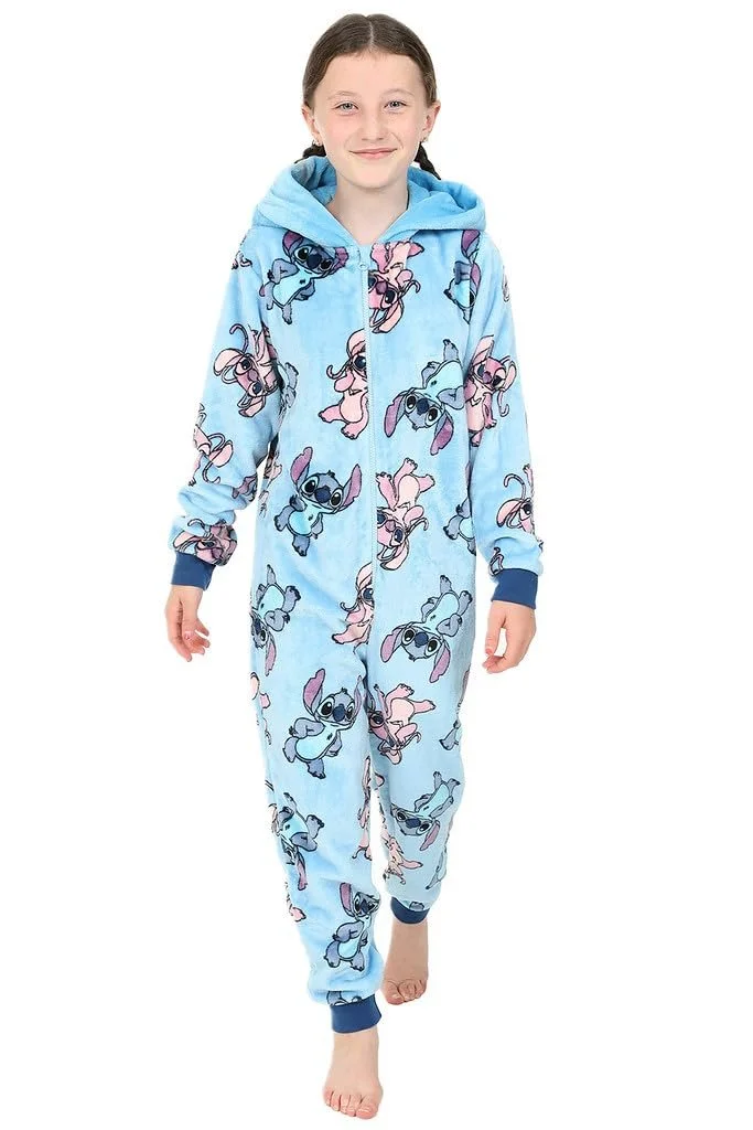 Пижама Disney Lilo and Stitch Stitch & Angel Флисовая Голубая, фото №1 Пижама Disney Lilo and Stitch Stitch & Angel Флисовая Голубая, фото №1