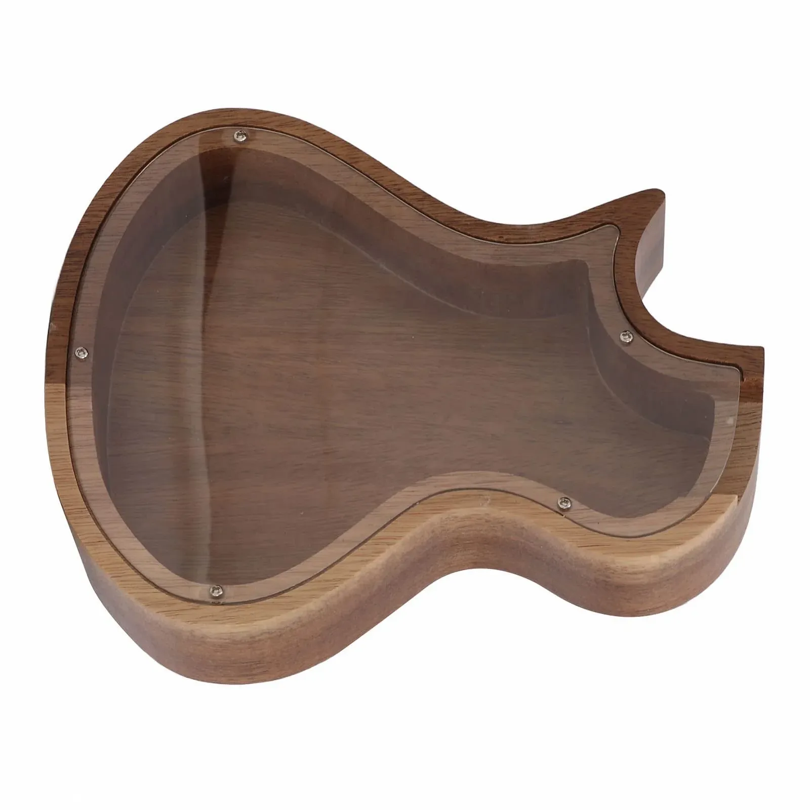 Скарбничка Yctze У формі гітари Прозора Дерев'яна Настільна, фото №4