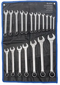 Набір комбінованих ключів SW-STAHL 00919L, 8-32 мм, 19 предметів - Фото 1