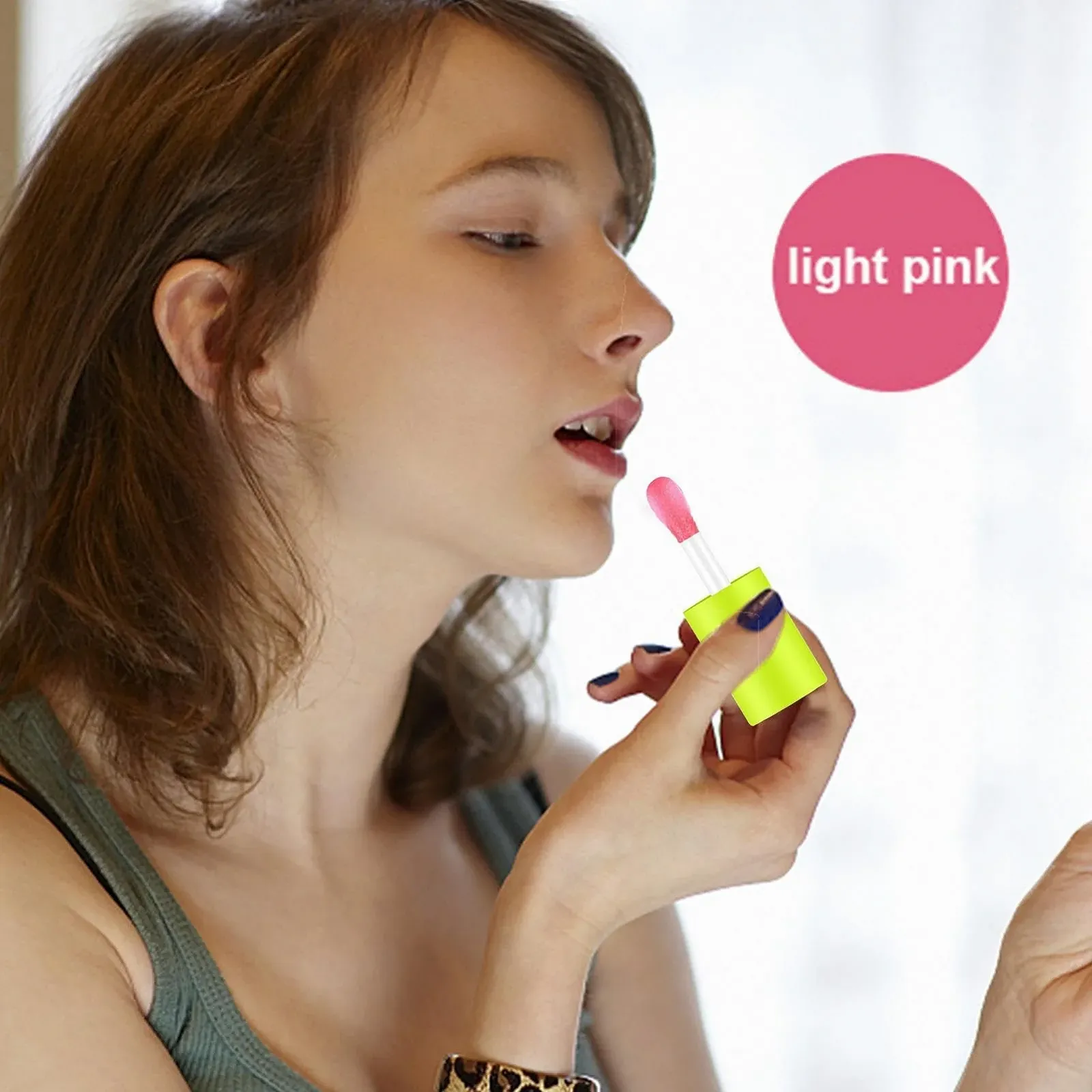 Блеск для губ Hmltd Увлажняющий, нелипкий, для мгновенного объема, оттенок, натуральный усилитель, стойкий, фото №2