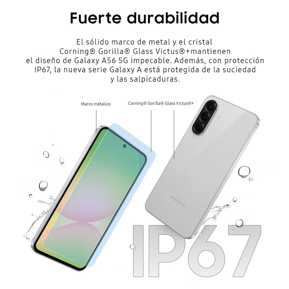 Смартфон Samsung Galaxy A56 5G 256 GB Gray, фото №5 Смартфон Samsung Galaxy A56 5G 256 GB Gray, фото №5