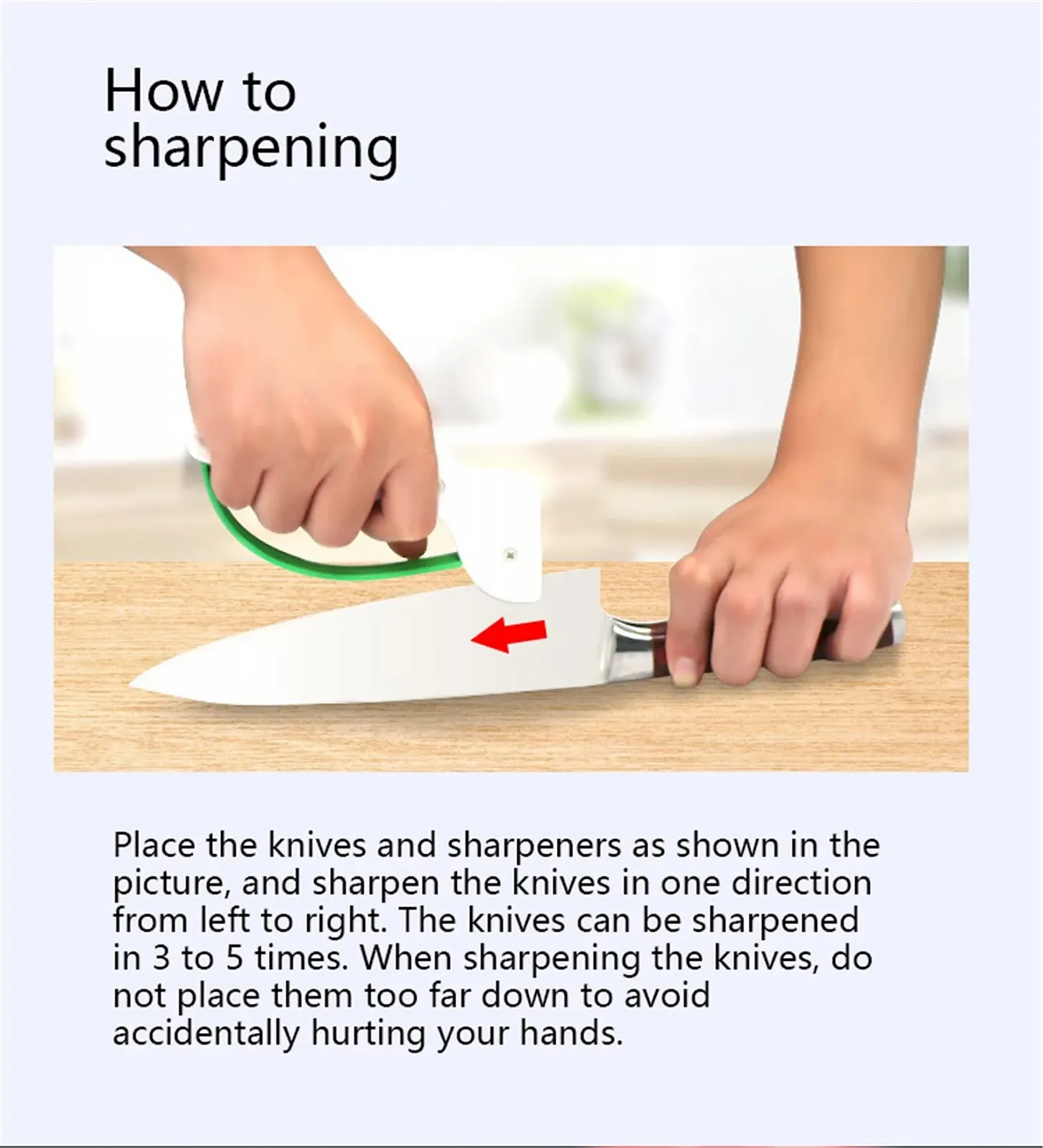 Портативна точилка для ножів та серейторних лез ручна Green, фото №6