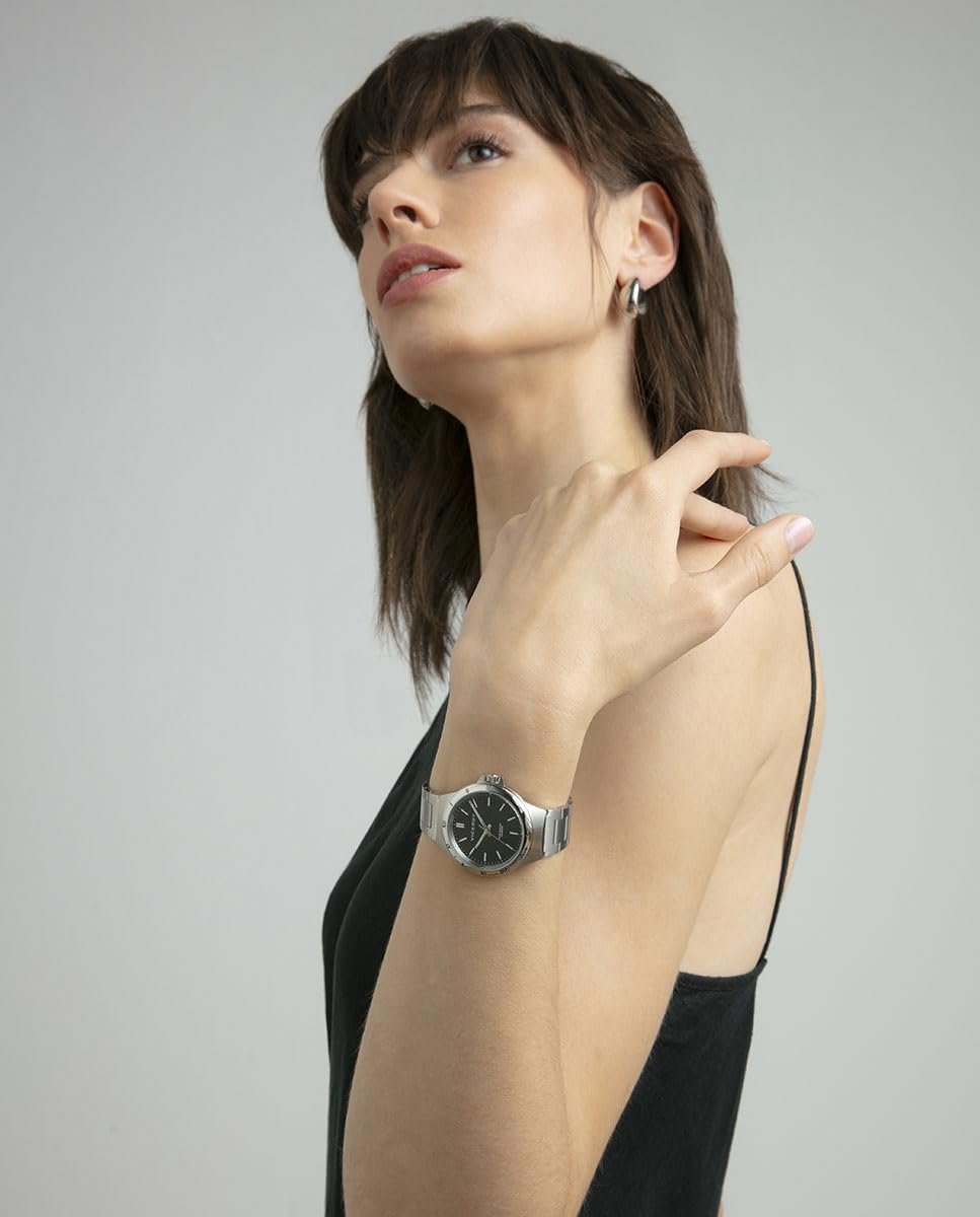 Часы женские Viceroy Dress 401294-57 стальные черные, фото №4 Часы женские Viceroy Dress 401294-57 стальные черные, фото №4